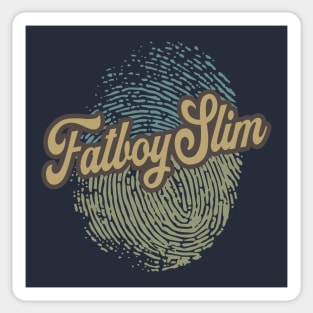 Fatboy Slim Fingerprint Sticker